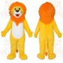 Yellow Lion Mascot Costume