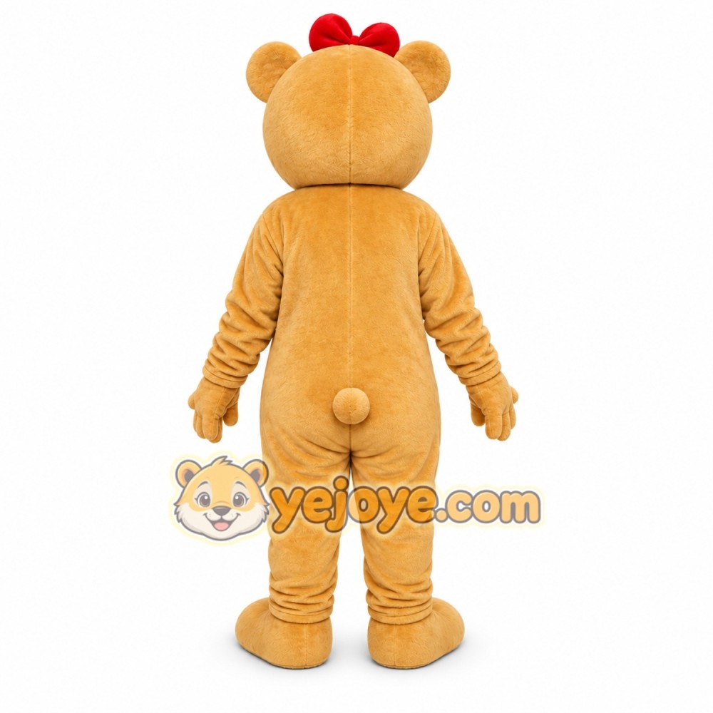 Tan Bear Mascot Costume Tan Bear Mascot Costume