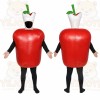 Red Apple Mascot Costume