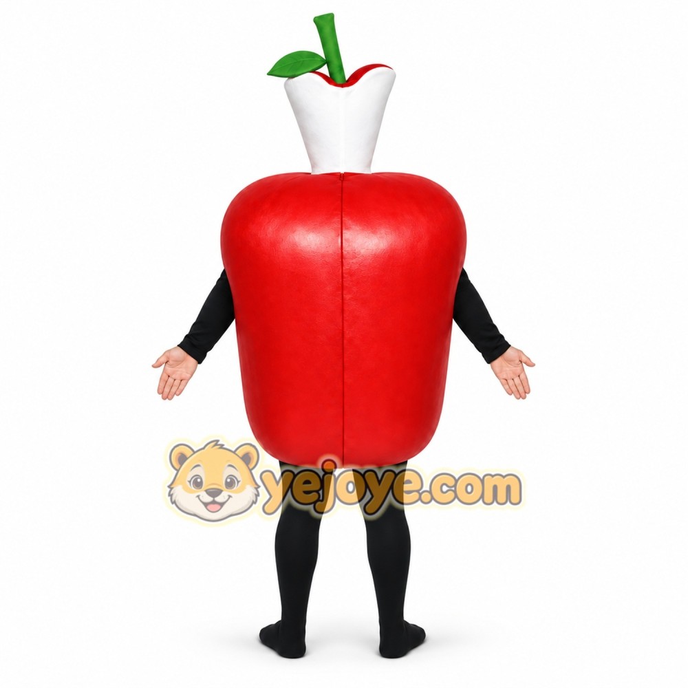 Red Apple Mascot Costume Red Apple Mascot Costume