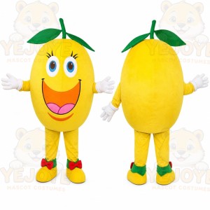 Yellow Lemon Mascot Costume