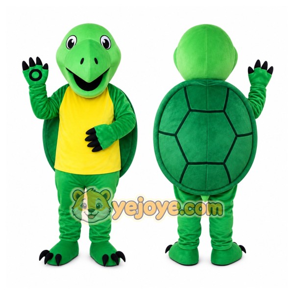 Green Turtle Mascot Costume