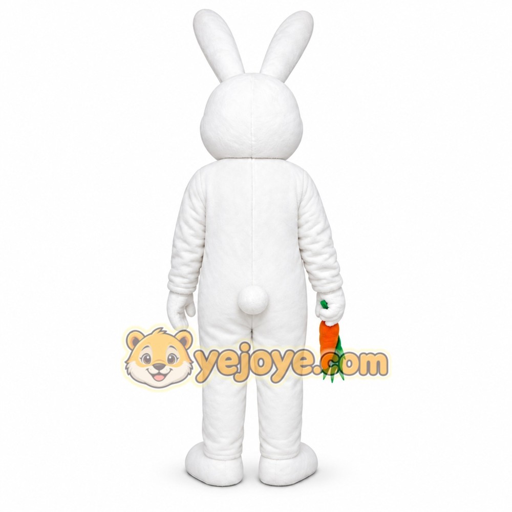 White Rabbit Carrot Mascot Costume White Rabbit Carrot Mascot Costume