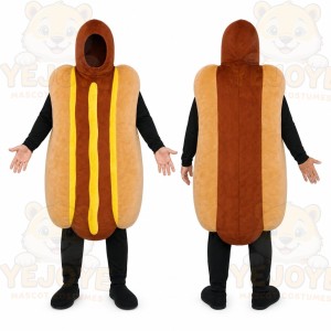 Hot Dog Mascot Costume