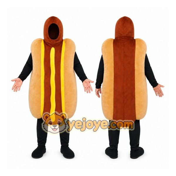 Hot Dog Mascot Costume