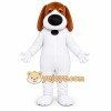 White Puppy Mascot Costume