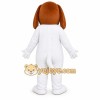 White Puppy Mascot Costume