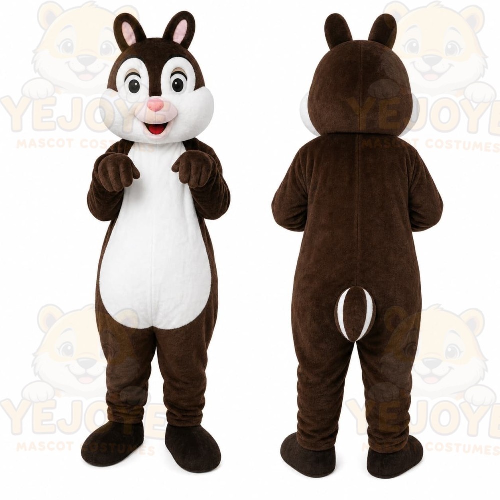 Brown Chipmunk Mascot Costume