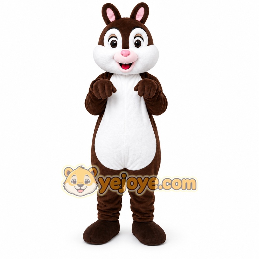 Brown Chipmunk Mascot Costume Brown Chipmunk Mascot Costume
