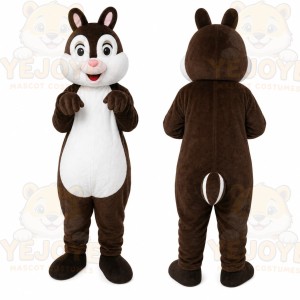Brown Chipmunk Mascot Costume