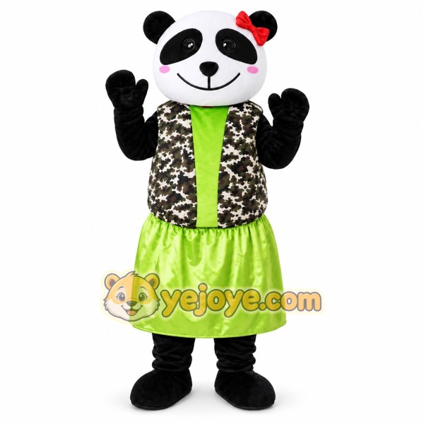 Panda Dress Mascot Costume