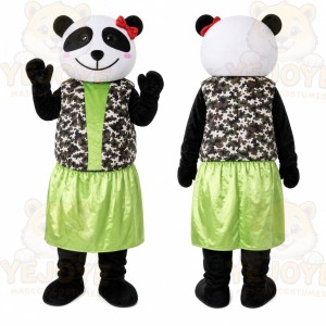 Panda Dress Mascot Costume