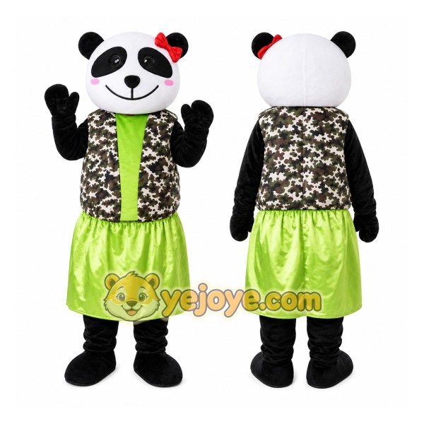 Panda Dress Mascot Costume