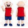 Bald Boy Mascot Costume
