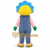 Blue Flower Mascot Costume Blue Flower Mascot Costume