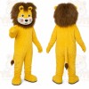 Yellow Lion Mascot Costume