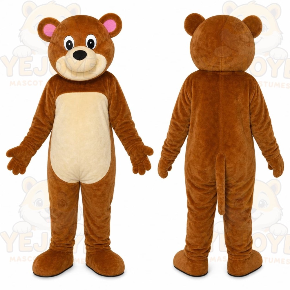 Brown Bear Mascot Costume