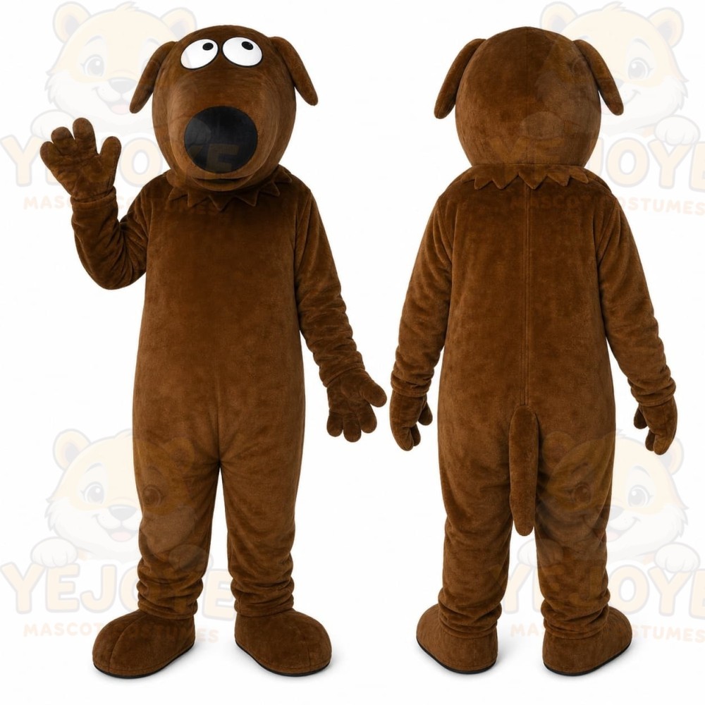 Brown Puppy Mascot Costume