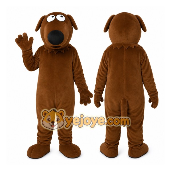 Brown Puppy Mascot Costume