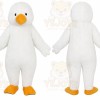 Cute White Duck Mascot Costume Adult Character Outfit