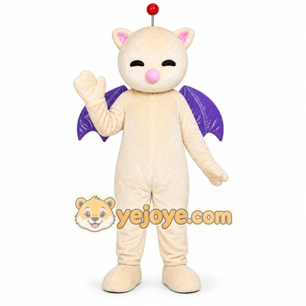 Fantasy Bat Wing Cat Mascot Costume