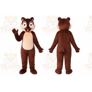 Brown Chipmunk Mascot Costume