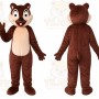 Brown Chipmunk Mascot Costume