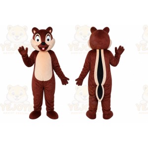 Striped Chipmunk Mascot Costume