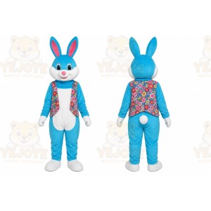 Blue Rabbit Mascot Costume
