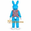 Blue Rabbit Mascot Costume Blue Rabbit Mascot Costume