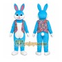 Blue Rabbit Mascot Costume