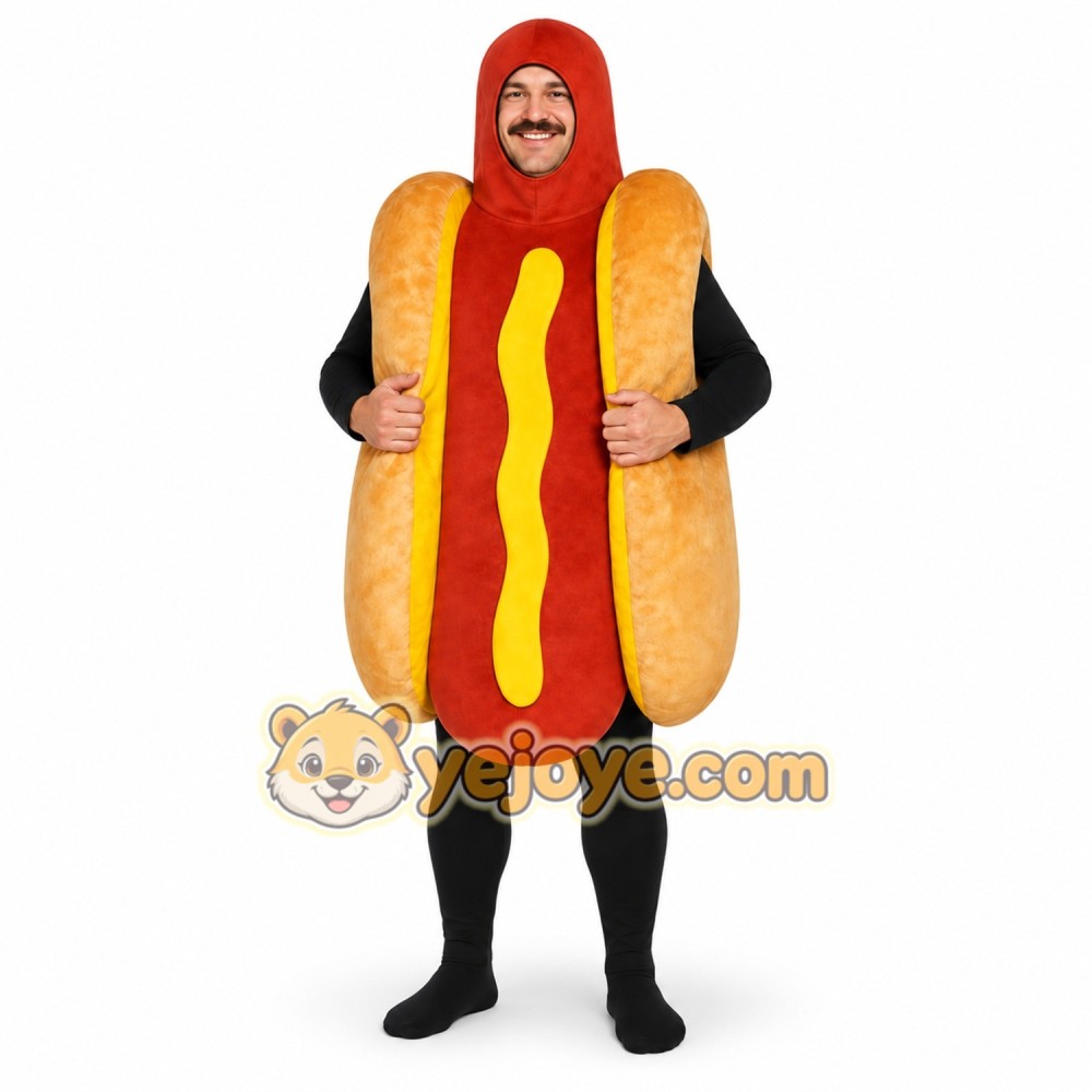 Hot Dog Mascot Costume Hot Dog Mascot Costume