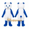 Blue White Bear Mascot Costume
