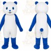 Blue White Bear Mascot Costume