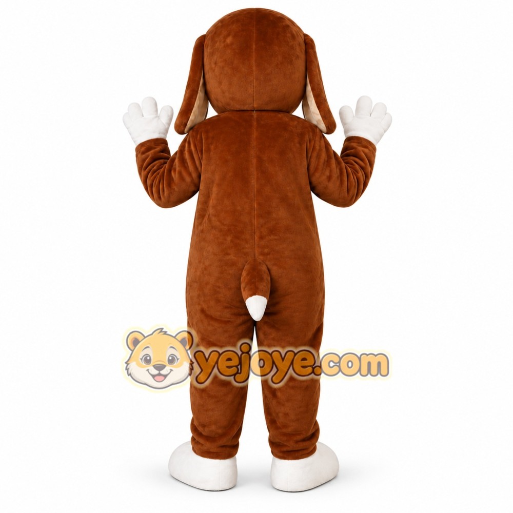 Brown Puppy Mascot Costume Brown Puppy Mascot Costume