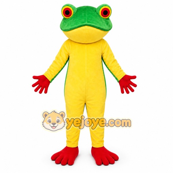 Green Frog Mascot Costume