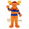 Orange Moose Mascot Costume