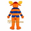 Orange Moose Mascot Costume