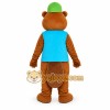 Teddy Bear Blue Scarf Mascot Costume Teddy Bear Blue Scarf Mascot Costume