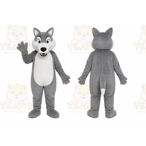 Gray Wolf Mascot Costume