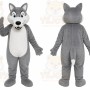 Gray Wolf Mascot Costume