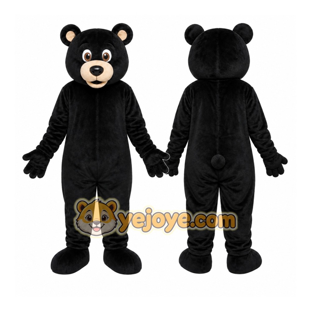 Black Bear Mascot Costume