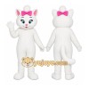 White Cat Mascot Costume