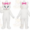 White Cat Mascot Costume