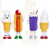 Condiment Character Set Mascot Costume
