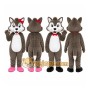 Husky Dog Pair Mascot Costume