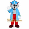 Blue Police Dog Mascot Costume