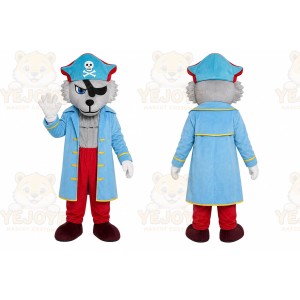 Blue Police Dog Mascot Costume