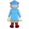 Blue Police Dog Mascot Costume