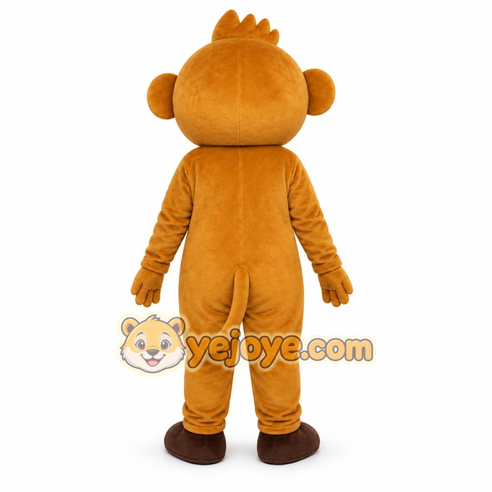 Brown Monkey Mascot Costume Brown Monkey Mascot Costume